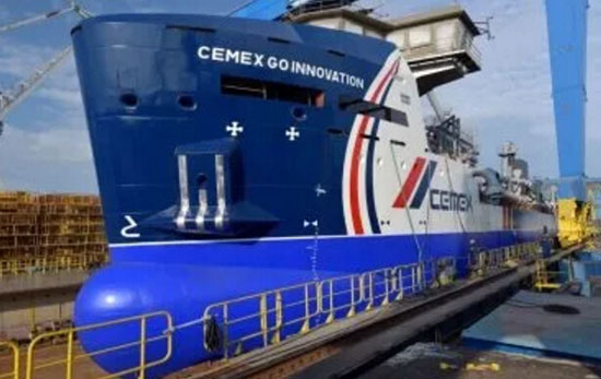 Damen的第一艘新的MAD级别的挖泥船CEMEX Go Innovation建造成功