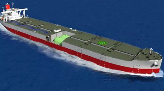 DNV GL原则批准“K” line及Namura造船厂新型LNG动力矿砂船设计