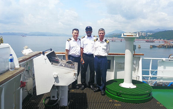深圳港引航站安全引领华安LNG码头开港首航船舶“波托维内”轮