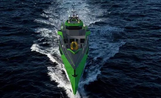 达门为具有革命性优化升级的新船型FCS 7011举行首制船铺龙骨仪式