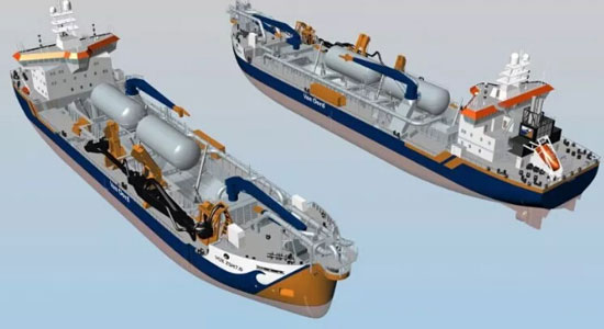 瓦锡兰为新的挖泥船提供独特的储存、供应系统