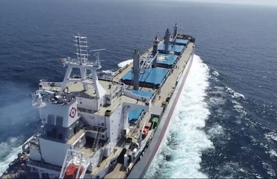 上海船舶研究设计院首制New Dolphin 63500散货船试航凯旋