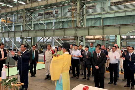 NYK在日本本土新来岛丰桥造船厂建造LNG推进汽车滚装船！