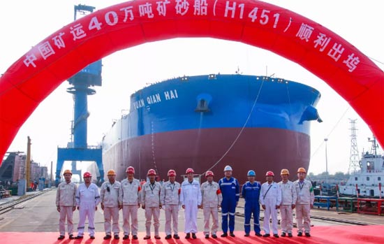 扬州中远海运重工同日完成多个生产大节点