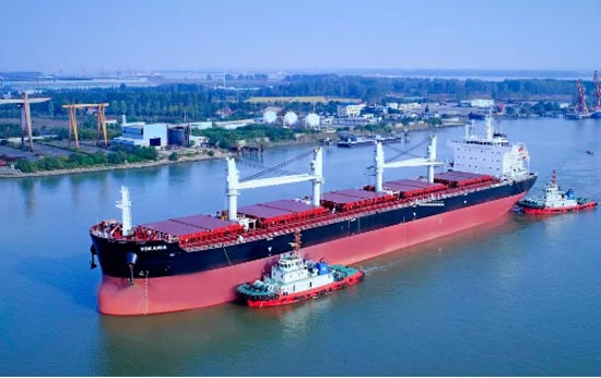 扬州中远海运重工同日完成多个生产大节点