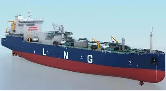南通中集太平洋海工开建全球最大20000m³液化天然气运输加注船