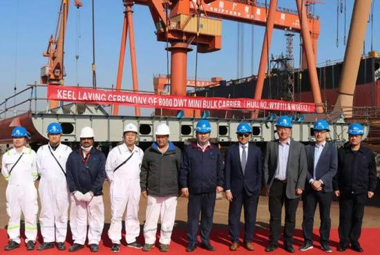 芜湖造船：印度船东10艘8000吨散货船实现同步批量建造