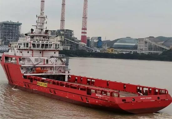 东南造船顺利交付一艘78M平台供应船