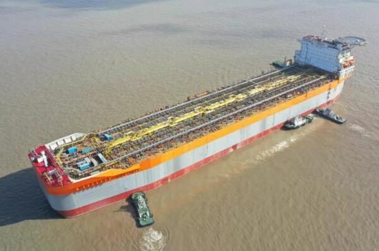 外高桥造船2019年造船交付总量达550万吨