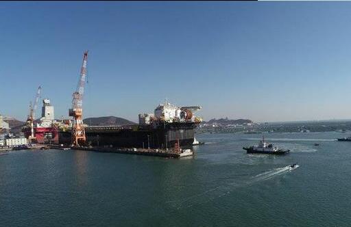 中集来福士造“海上石油工厂”今启程前往巴西