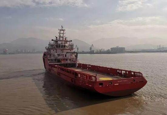 东南造船交付一艘78M平台供应船