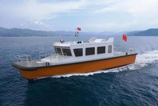 江龙船艇签订海上风电应急维护艇建造合同