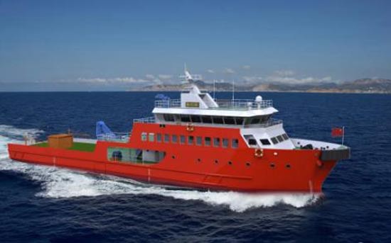同方江新造船签约一艘46米浮油回收船建造项目