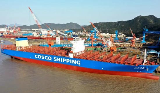 舟山中远海运重工圆满完成14000TEU集装箱船“中海之星”脱硫装置改装工程