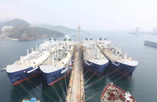 近百亿美元LNG船项目或“流产”，韩船企将调整接单目标