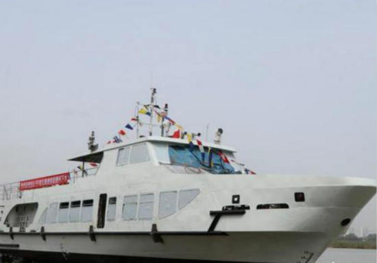黑龙江省航运集团修造船产业“马力全开” 99客位高速客船完成下水