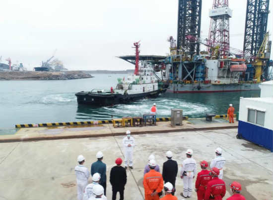 威海金陵首次承接平台修理 中海油服BH12进厂坞修