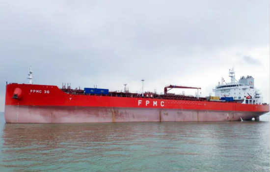 广船国际一艘4.88万吨化学品/成品油船圆满完成5天海试