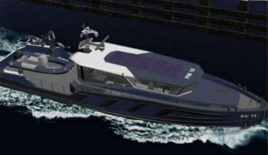 荷兰签下一艘15米纯电巡逻艇