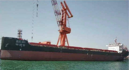 东方船舶设计25800DWT新型节能环保散货船试航成功