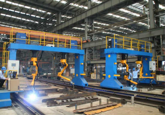 芜湖造船又一智能机器人焊接生产线投入运行
