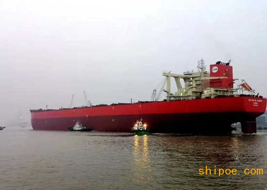 新时代造船一艘325000吨VLOC进入试航调试