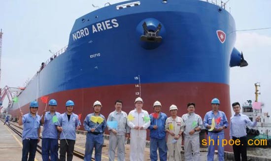 扬子江船业集团新扬子造船为利比里亚LEPTA公司建造的一艘82000DWT散货船