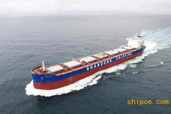 中国船级社保障卡姆萨型散货船 “SOYA TIANJIN”成功试航