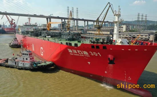 广东中运海运重工提前7天完成首艘C型罐LNG船修理