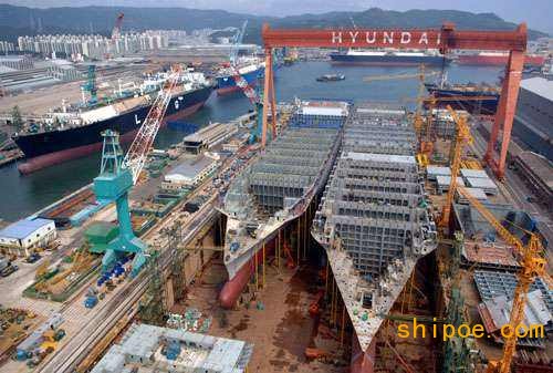 全球最大造船商现代重工因不公平交易遭罚9.7亿韩元