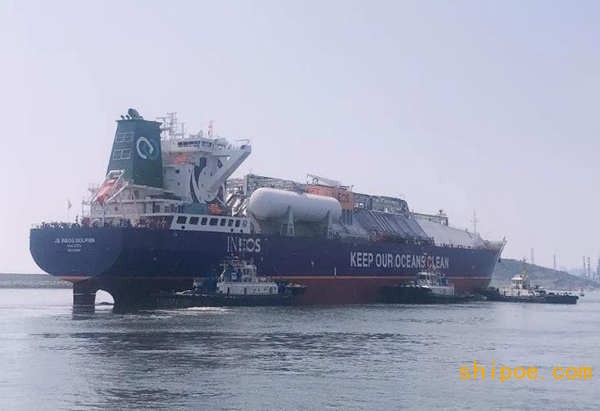 大船集团第二艘超大型乙烷乙烯运输船“云交付”