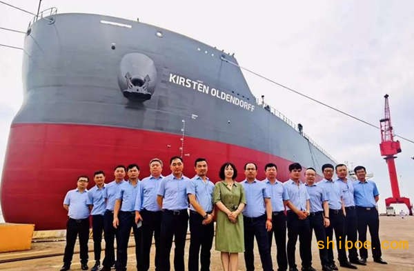 新韩通船舶重工顺利交付一艘82000散货轮