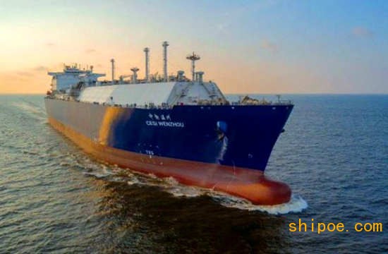 上海中远海运重工首次获得17.4万立方薄膜型LNG运输船修理订单