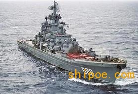 俄海军“纳希莫夫海军上将”号核动力巡洋舰升级改造后下水