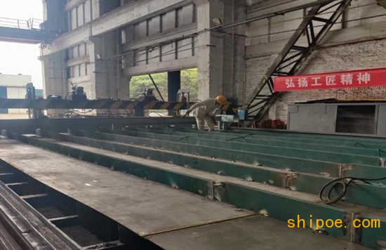 中国船舶川船重工有序推进13800载重吨不锈钢化学品船生产工作