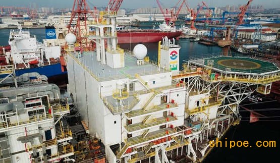 大连中远海运重工举行FPSO改装项目MV30生活区启用