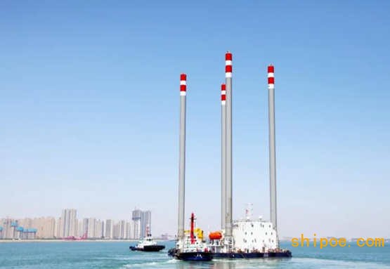 中国长江三峡集团海上风电自升式勘探试验平台顺利开工