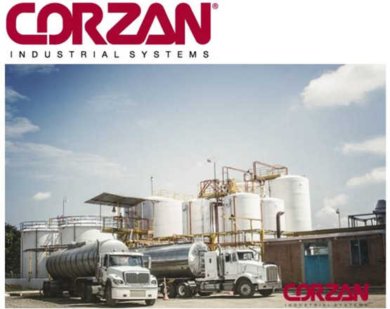 腐蚀性漂白剂工厂安装Corzan®科赞®CPVC工业管道系统的管道