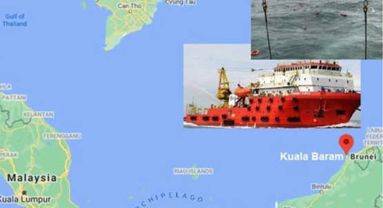 马来西亚维修船遇台风失控撞钻油台 船员跳海致两死
