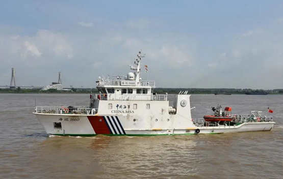 东海航海保障中心再添“利器”，一艘45米长的专业海道测量船“海巡1660”轮正式列编