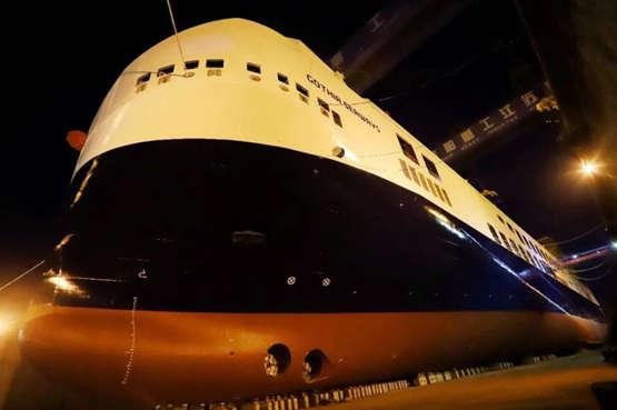 招商工业南京金陵船厂交付第六艘6700米车道货物滚装船