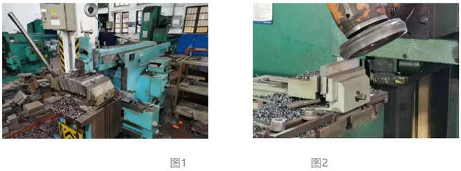  武船集团军船公司创新研制成功焊接试板坡口加工机
