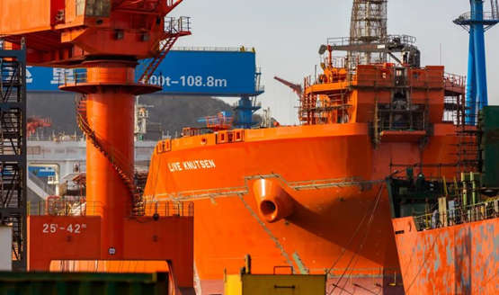舟山中远海运重工在建船舶实现多个关键生产节点