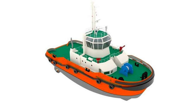 MTU发动机助力打造全球首艘LNG混合动力拖船