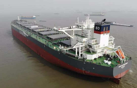 韩通船舶顺利交付一艘208000吨散货轮