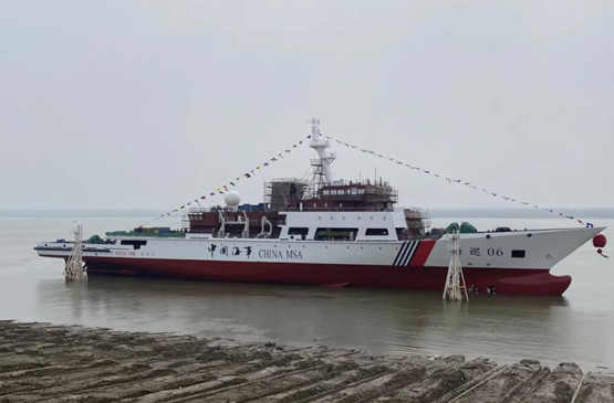 七一一所提供主动力系统的台湾海峡大型巡航救助船“海巡06”船正式下水