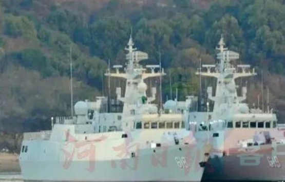 056A型南阳舰、商丘舰正式入列中国人民海军