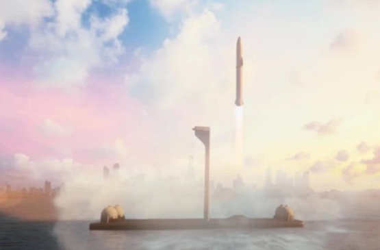 SpaceX海上发射台今年下半年或能运营：由漂浮钻井平台改造