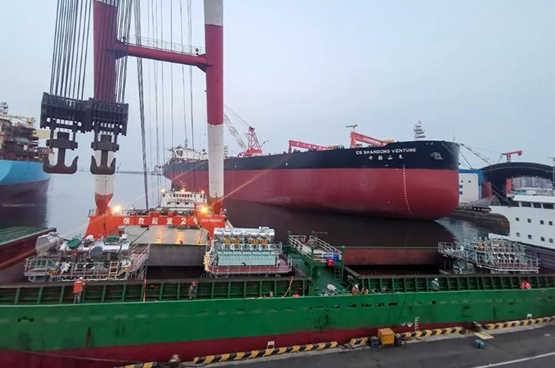 中国船柴大柴公司首次实现三台主机同船整机发运