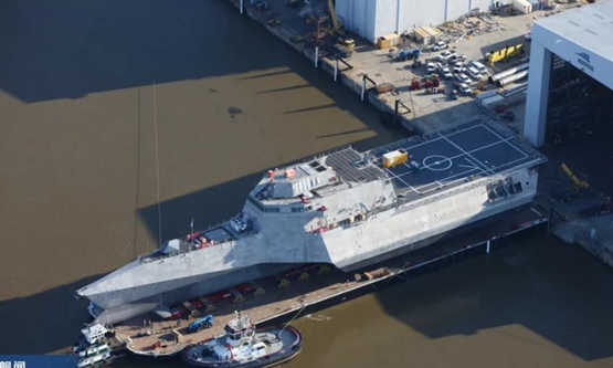 美国海军第30艘濒海战斗舰下水